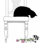 Ubrousek 33x33cm Rozbitá váza – Zboží Dáma