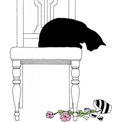 Ubrousek 33x33cm Rozbitá váza – Zboží Dáma