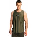 GymBeam Men‘s Combat Tank Top Olive Grey – Zboží Mobilmania
