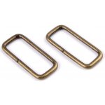 Prima-obchod Průvlek / vsuvka šíře 25 mm, barva 3 (25x10 mm) staromosaz – Zboží Dáma