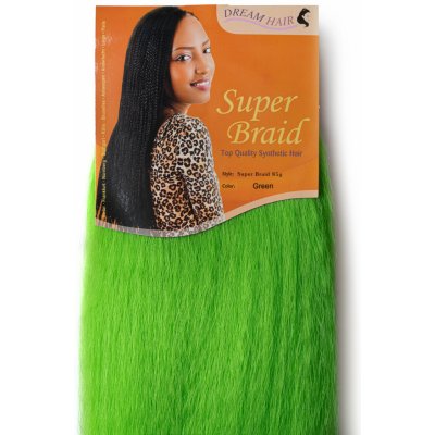 Super Braid 100% Jumbo Braid Kanekalon GREEN – Zboží Dáma