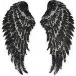 Takoy Nažehlovačka flitrovaná křídla 33,5 cm černá – Zboží Dáma