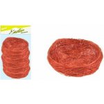 Hnízdo sisal 7cm 6ks hnědé – Hledejceny.cz
