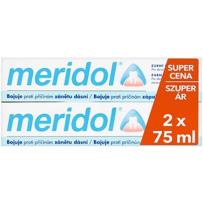 Meridol zubní pasta pro denní péči 2 x 75 ml – Zboží Mobilmania