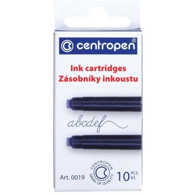 Centropen Inkoustové bombičky 10 ks 0019 – Zboží Dáma