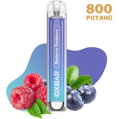 OXVA OXBAR C800 Blueberry Raspberry 16 mg 800 potáhnutí 1 ks – Sleviste.cz