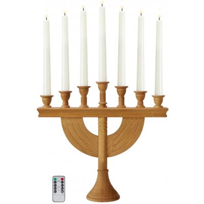 Markslöjd Torpa hnědý adventní svícen na baterie – Hledejceny.cz
