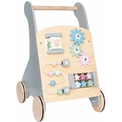 Jabadabado dřevěné s aktivitami šedá – Zboží Dáma