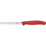 Nůž na rajčata 11 cm červený Swiss Classic, Victorinox – Zboží Mobilmania