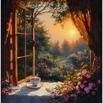 Norimpex Diamantové malování Zátiší s čajem 30 x 40 cm – Hledejceny.cz