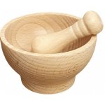 Dřevěný hmoždíř malý Crasher, 11 x 6 cm – Zboží Dáma