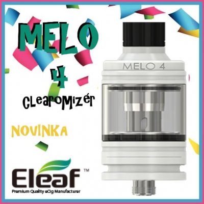 Eleaf MELO 4 clearomizér Bílá 2ml – Hledejceny.cz