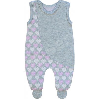 Baby Service Zateplení bavlněné dupačky Srdíčka – Sleviste.cz