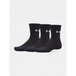 Under Armour UA Performance Cotton 3p Crw Černá – Zboží Mobilmania
