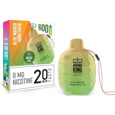 Aroma King Jewel Mini Aloe Mango Honeydew 0 mg 600 potáhnutí – Zboží Dáma