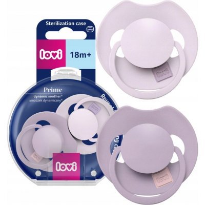 Lovi dudlík silikon dynamický Prime 2ks Baby Lilac/Violet – Hledejceny.cz