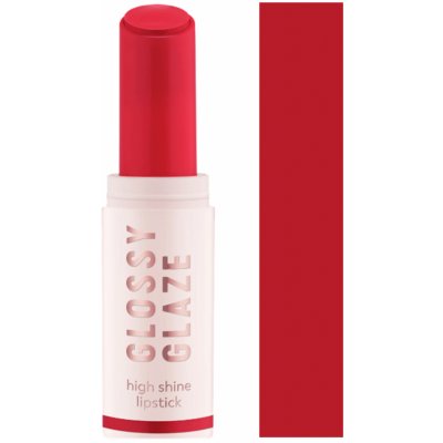 essence Glossy Glaze rtěnka s vysokým leskem 04 Red-dy For The Day 1,9 g – Zboží Dáma