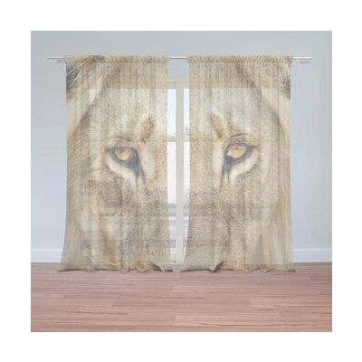 Sablio Záclony Pohled lvice: 2ks 150x250cm – Hledejceny.cz