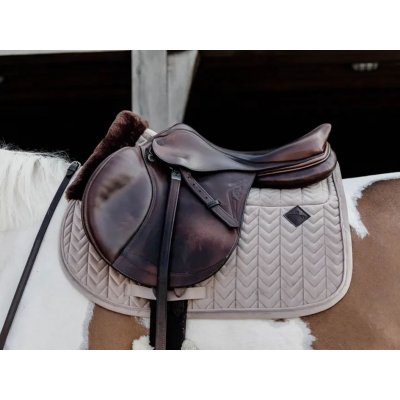 Kentucky Podsedlová dečka Skin Friendly Velvet béžová – Zboží Dáma