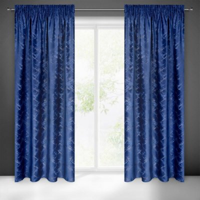 EUROFIRANY ZATEMŇOVACÍ ZÁVĚS NA PÁSCE ADRIA 140X270 CM TMAVĚMODRÁ – Hledejceny.cz