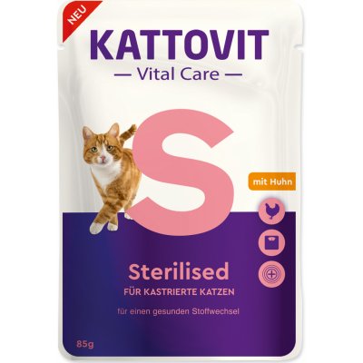 Kattovit Vital Care Sterilised 85 g – Zboží Mobilmania