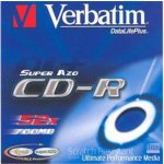 Verbatim CD-R 700MB 52x, printable, jewel, 10ks (43325) – Sleviste.cz