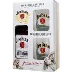 Jim Beam White 40% 0,7 l (dárkové balení 2 sklenice) – Zbozi.Blesk.cz