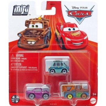 Mattel MikroAuta 3-pack Profesor Z Šrot a Liliana Lifting HLL67 mini cars