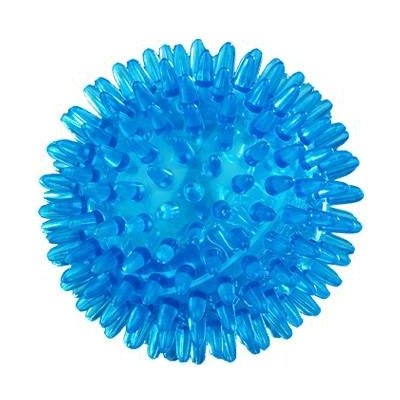 MVS Masážní míček ježek tvrdý 80 mm modrý transparentní – Zboží Mobilmania