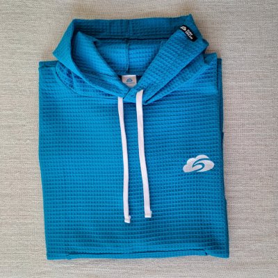 Surf dream Surfové pončo pánské waflové sky blue – Zboží Dáma