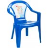 Dětský zahradní nábytek Star PLus plastová židle modrá