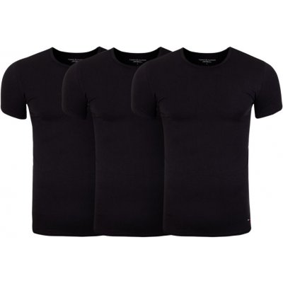 Tommy Hilfiger 3 PACK pánské triko 2S87905187-990 Black