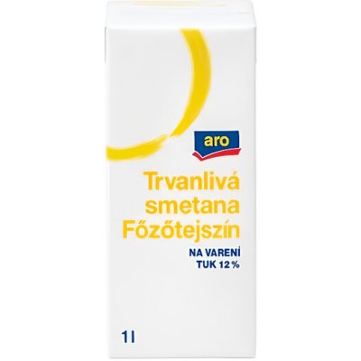 Aro Smetana na vaření 12% živoč. 1kg – Zboží Dáma