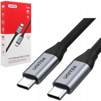 Unitek C14082ABK USB 3.2 Gen 2 (3.1 Gen 2) USB C, 1m, černý