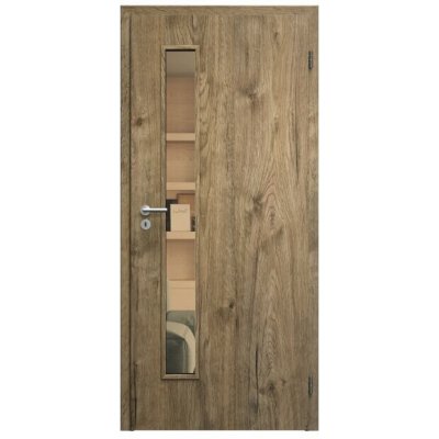 Sapeli Elegant Komfort M60 otočné dub sherwood 80 x 197 cm Planibel bronz – Hledejceny.cz