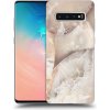 Pouzdro a kryt na mobilní telefon Samsung Picasee Ultimate Case Samsung Galaxy S10 Plus Cream marble