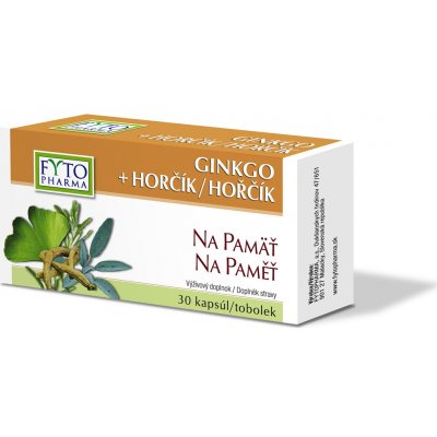 Fytopharma Ginkgo+Hořčík na paměť 30 tablet – Hledejceny.cz