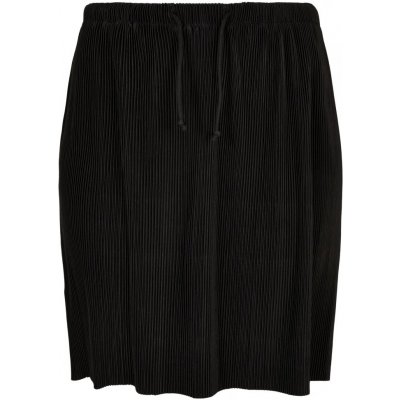 Ladies Plisse Mini Skirt black