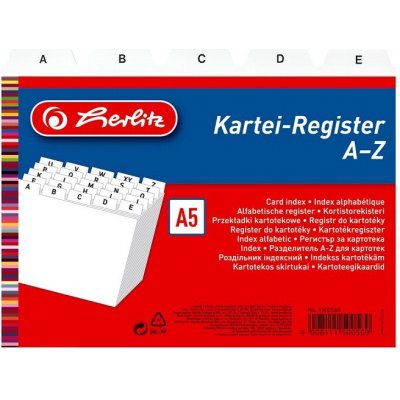 Kartotékový rozřaďovač A-Z A5 – Hledejceny.cz