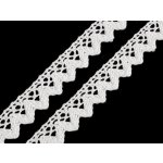 Stoklasa Bavlněná krajka paličkovaná šíře 15 mm Balení: 27 m, Varianta: 18 bílá (bavlna + PES) 18 bílá (bavlna + PES) – Sleviste.cz