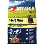 Ontario Adult Mini Lamb & Rice 2,25 kg – Hledejceny.cz