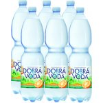 Dobrá voda ochucená pomeranč jemně perlivá 6 x 1,5 l – Zbozi.Blesk.cz