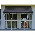 Angerer Upínací markýza béžová s hnědými pruhy, 200 cm – Hledejceny.cz