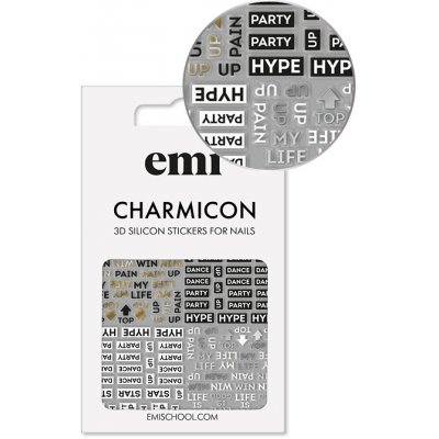 E.Mi Charmicon 3D Silicone Stickers 180 Hype samolepka – Hledejceny.cz