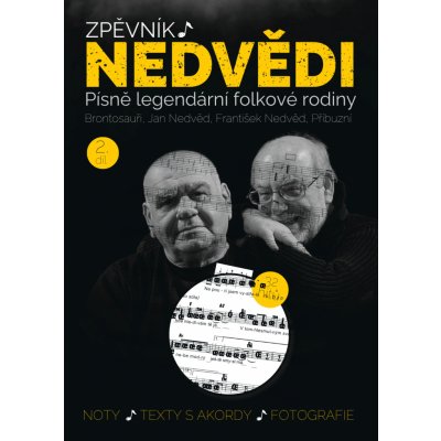 Nedvědi Honza A František Zpěvník bratří nedvědů 3 CD – Zboží Dáma