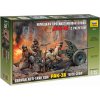 Sběratelský model Zvezda protitankový kanón 3 7 cm Pak 36 s posádkou Model Kit 3610 1:35