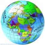 Míč ZEMĚKOULE 230 mm – Zboží Dáma