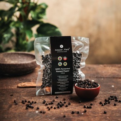 Pepperfield Fermentovaný Kampotský Pepř President Edition 100 g – Sleviste.cz