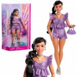 Barbie Deluxe modelka Fialové šortky JFP43 – Zboží Dáma