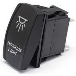 Vypínač kolébkový osvětlení interiéru OFF-ON 1pol.250V/20A - zelený – Hledejceny.cz